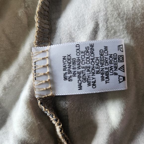 Isaac Mizrahi Live Geometric Print Maxi Dress Women Petite 1XP - Picture 7 of 7